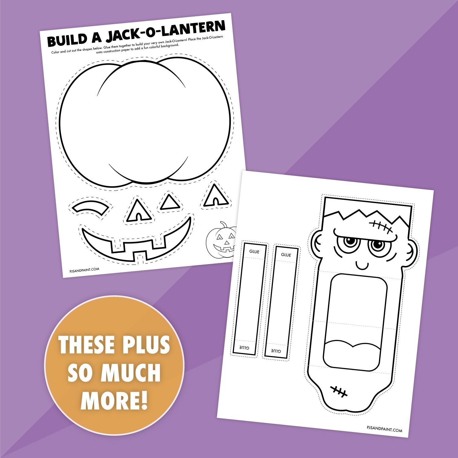 40 Printable Halloween Activities Bundle - Pjs and Paint®