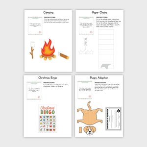 25 Printable Elf Prop and Activity Bundle - VERSION 2 - Pjs and Paint®