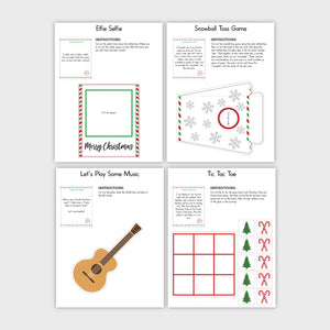 25 Printable Elf Prop and Activity Bundle - VERSION 2 - Pjs and Paint®