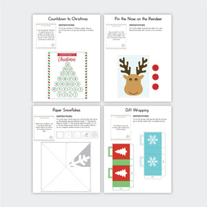 25 Printable Elf Prop and Activity Bundle - VERSION 2 - Pjs and Paint®