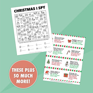 28 Printable Christmas Activities Bundle - Pjs and Paint®