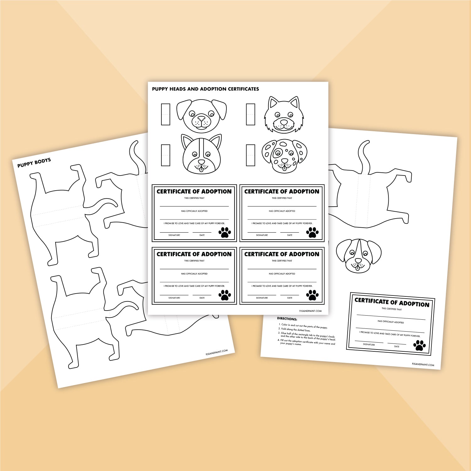 Printable Adopt a Puppy Activity Kit - Full Version