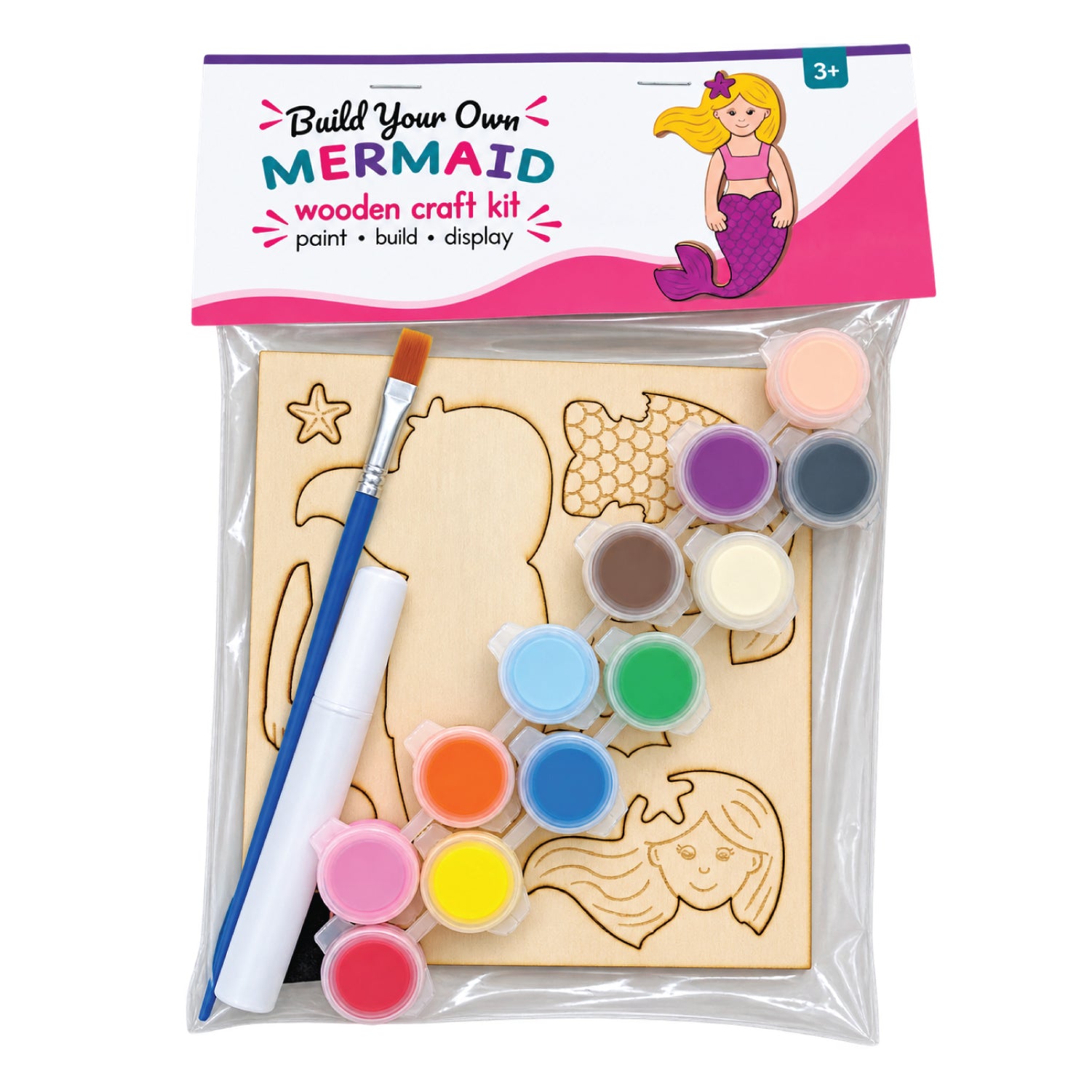 Build Your Own Mermaid Wooden Craft Kit