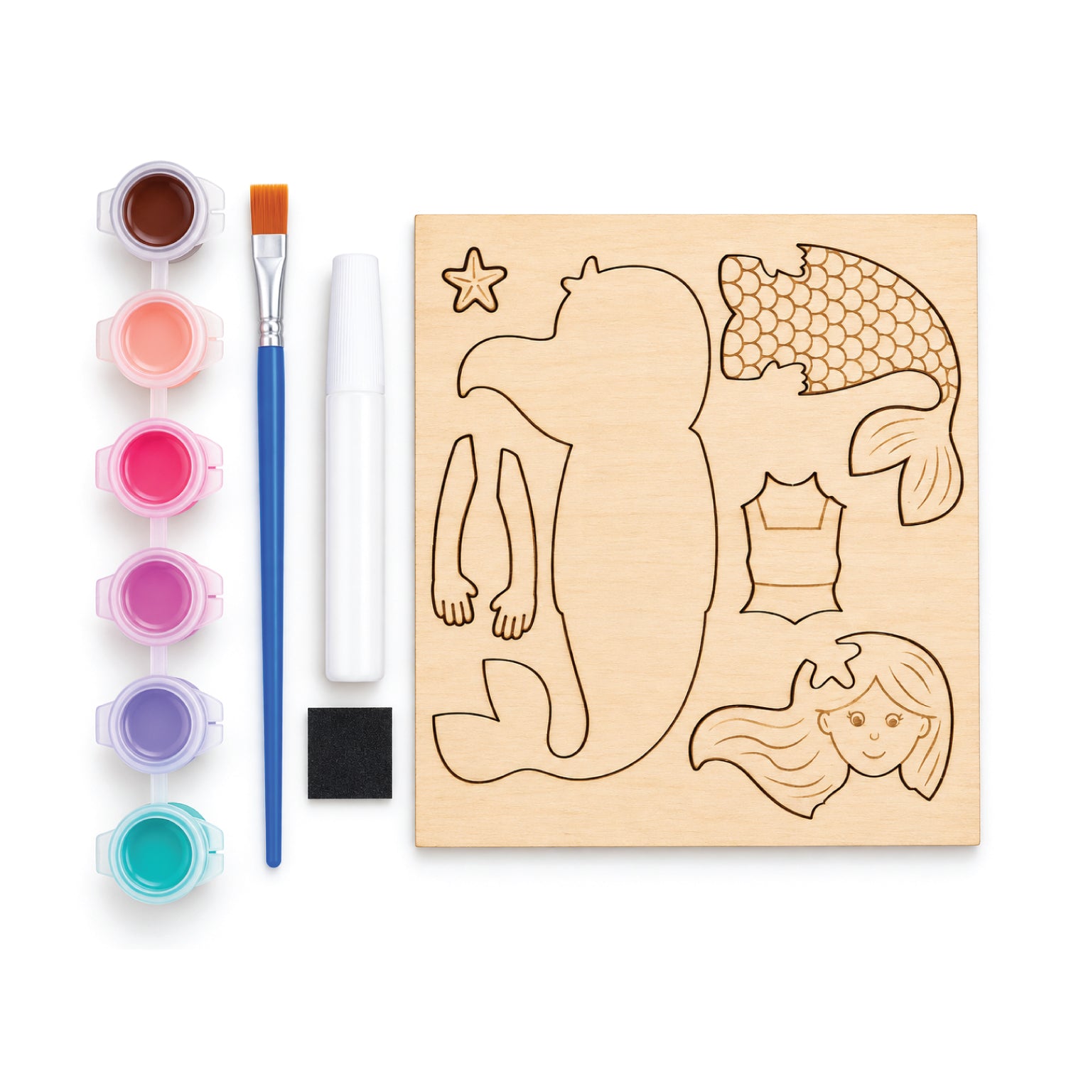 Build Your Own Mermaid Wooden Craft Kit
