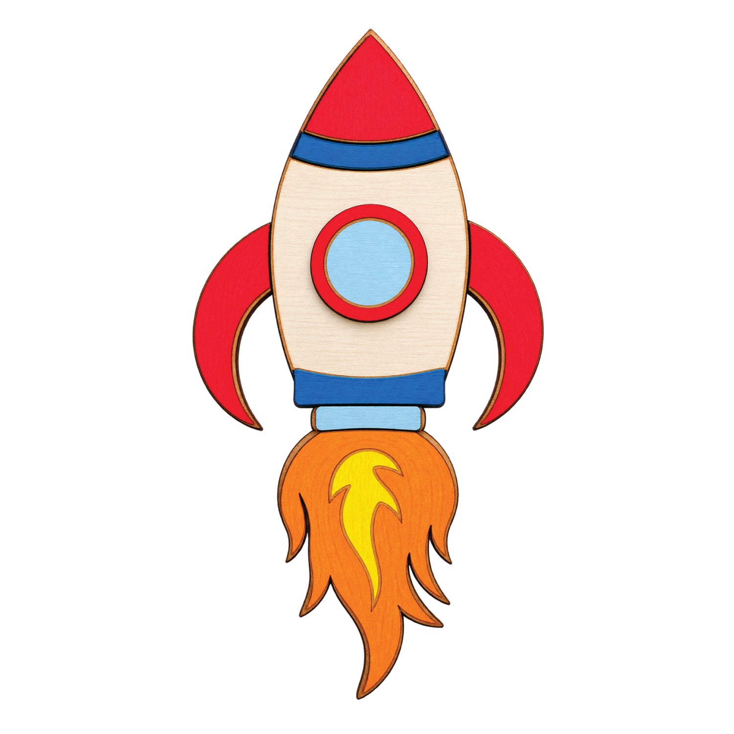 Build Your Own Rocket Ship Wooden Craft Kit