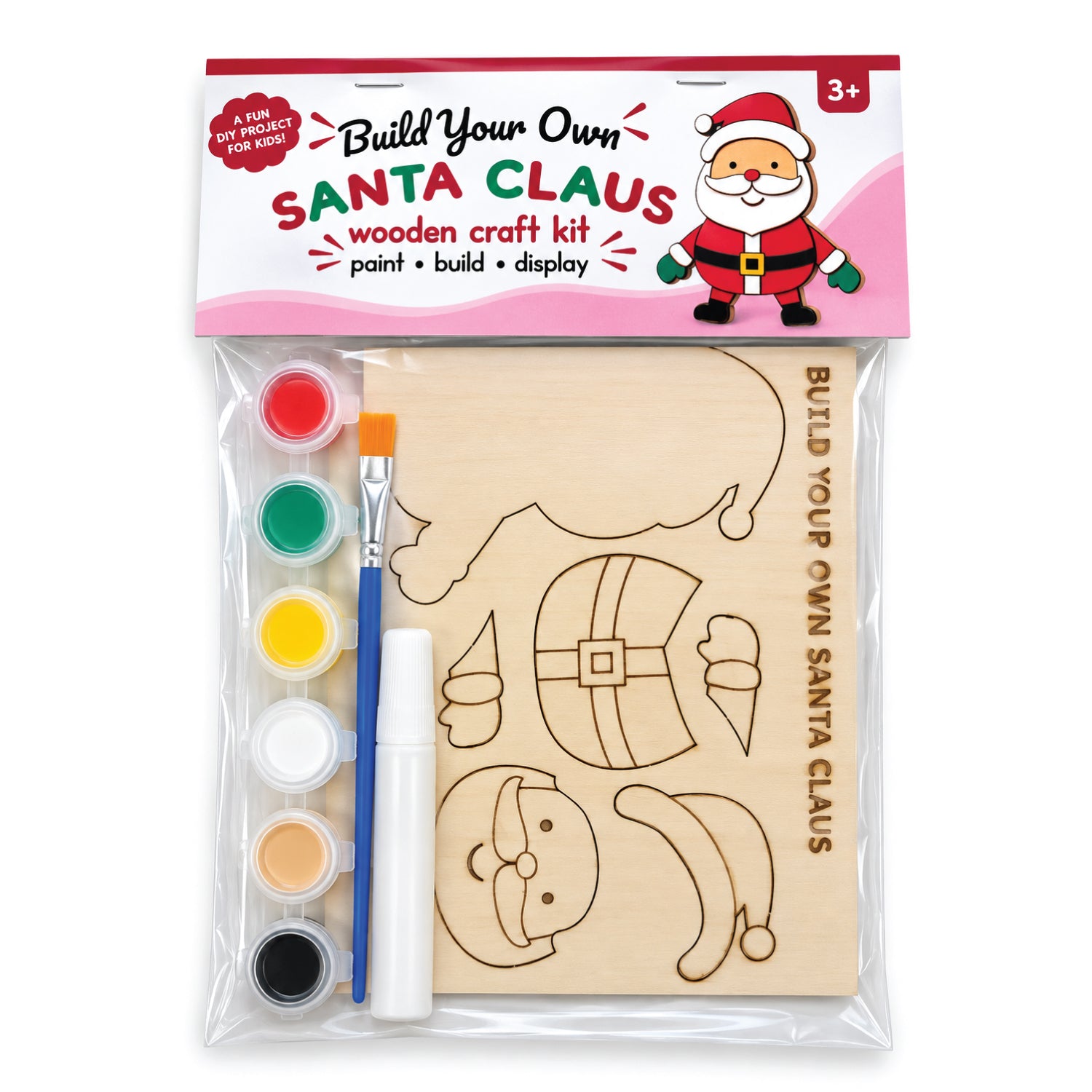 Build Your Own Santa Wooden Craft Kit