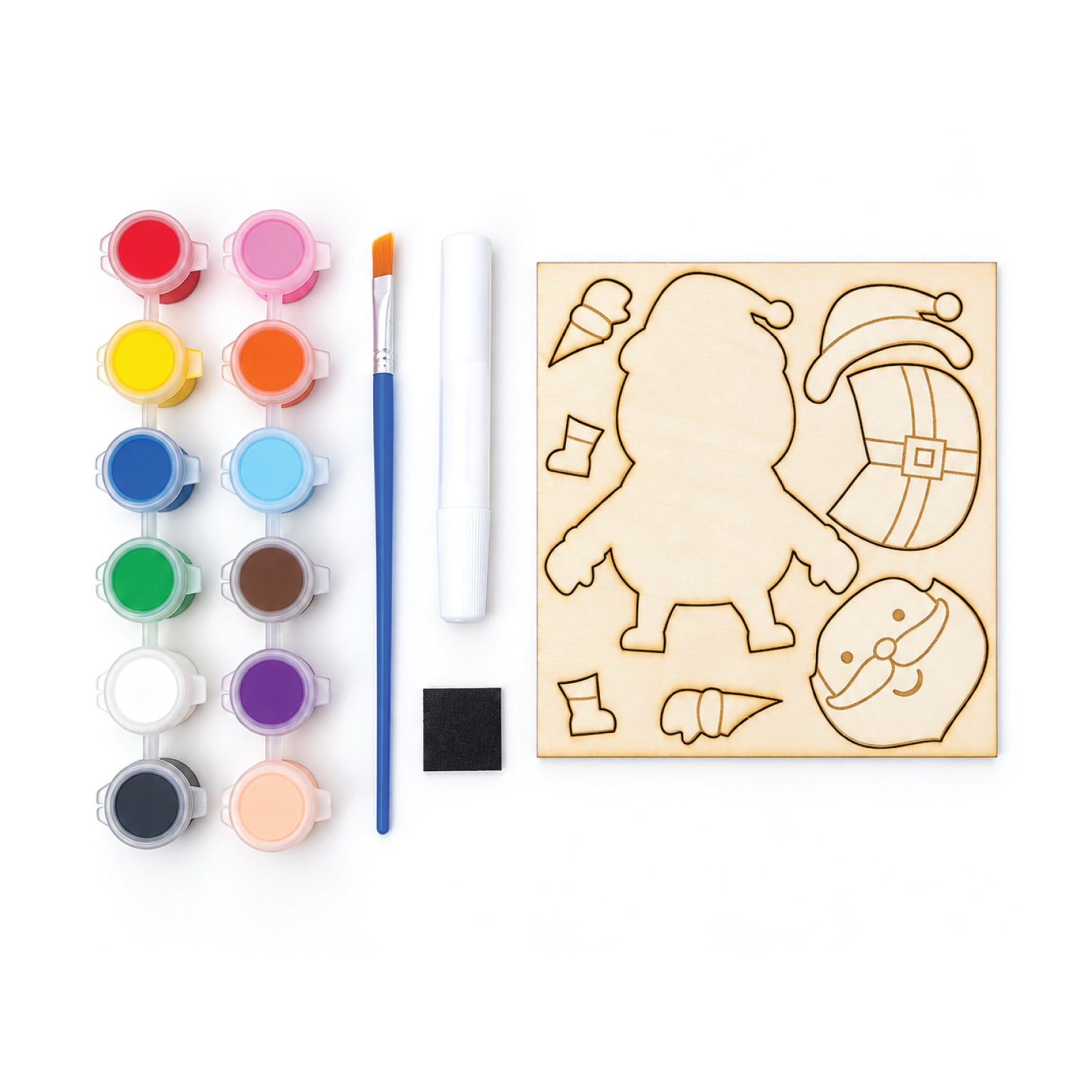 Build Your Own Santa Wooden Craft Kit (NEW VERSION)