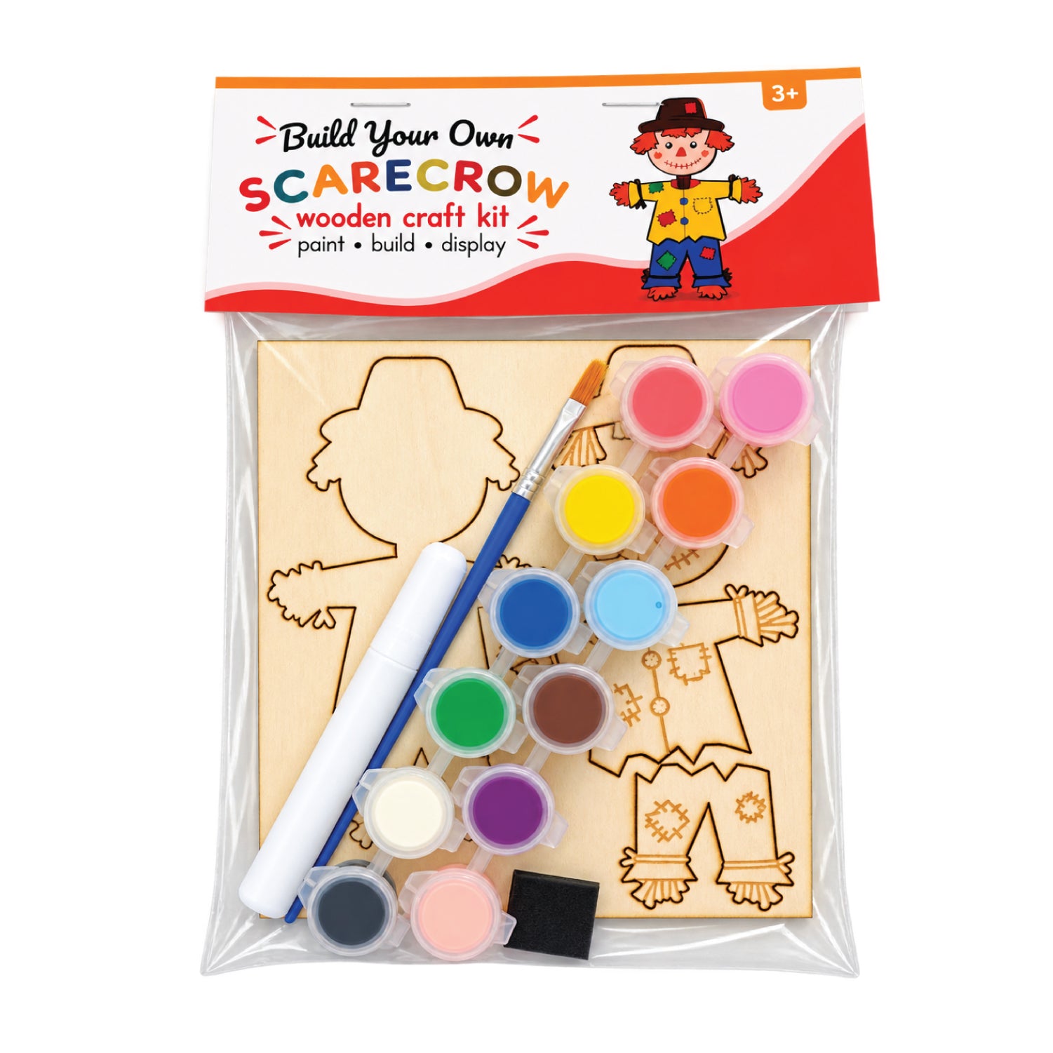 Build Your Own Scarecrow Wooden Craft Kit