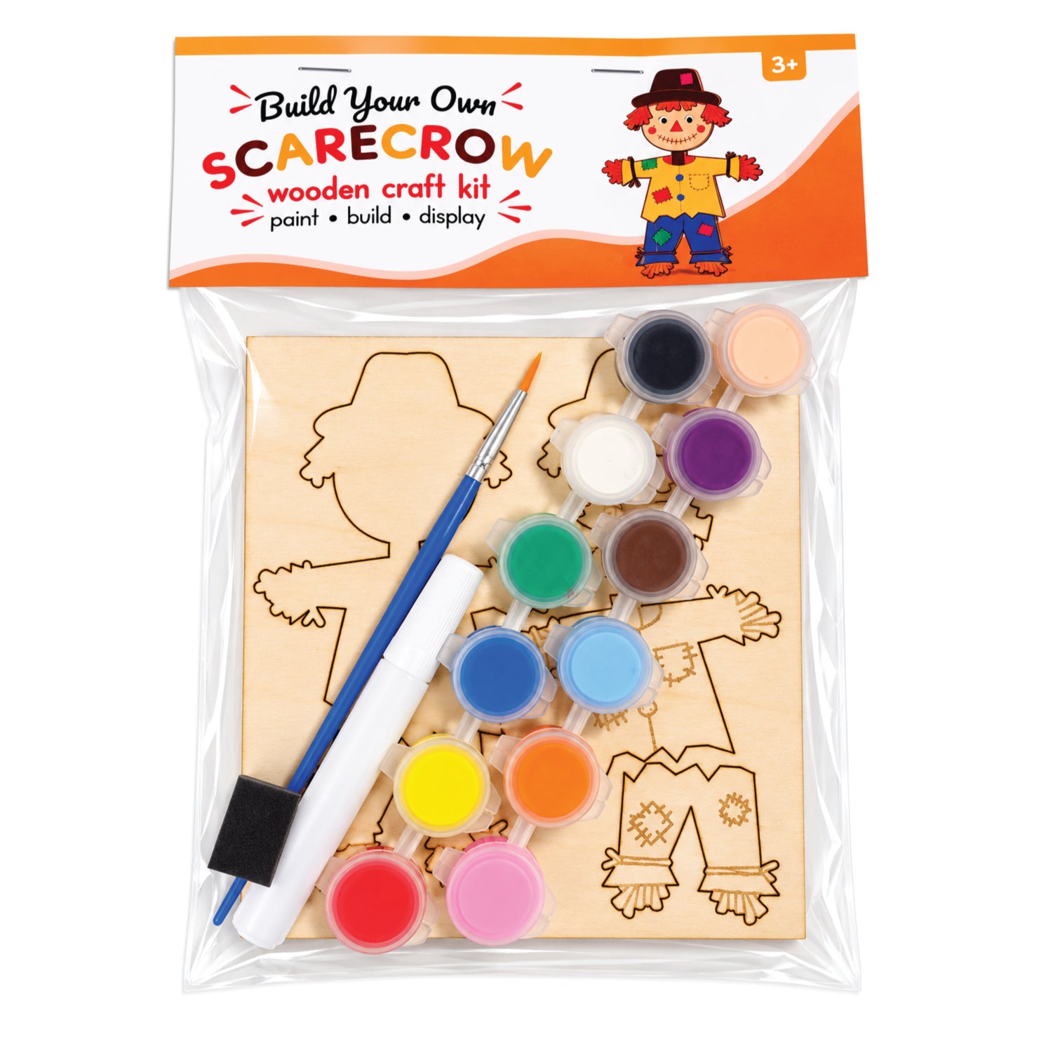 Build Your Own Scarecrow Wooden Craft Kit