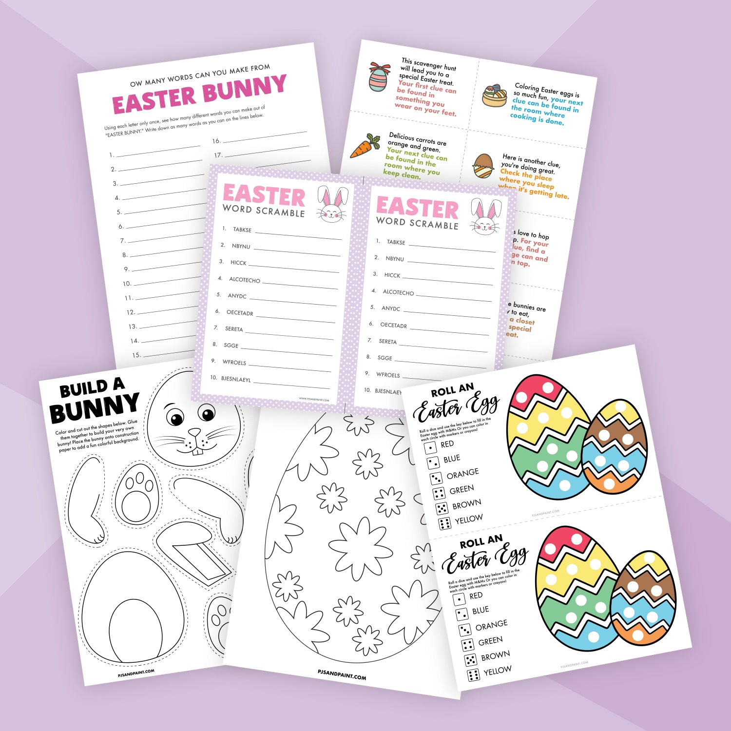Printable Easter Game Bundle