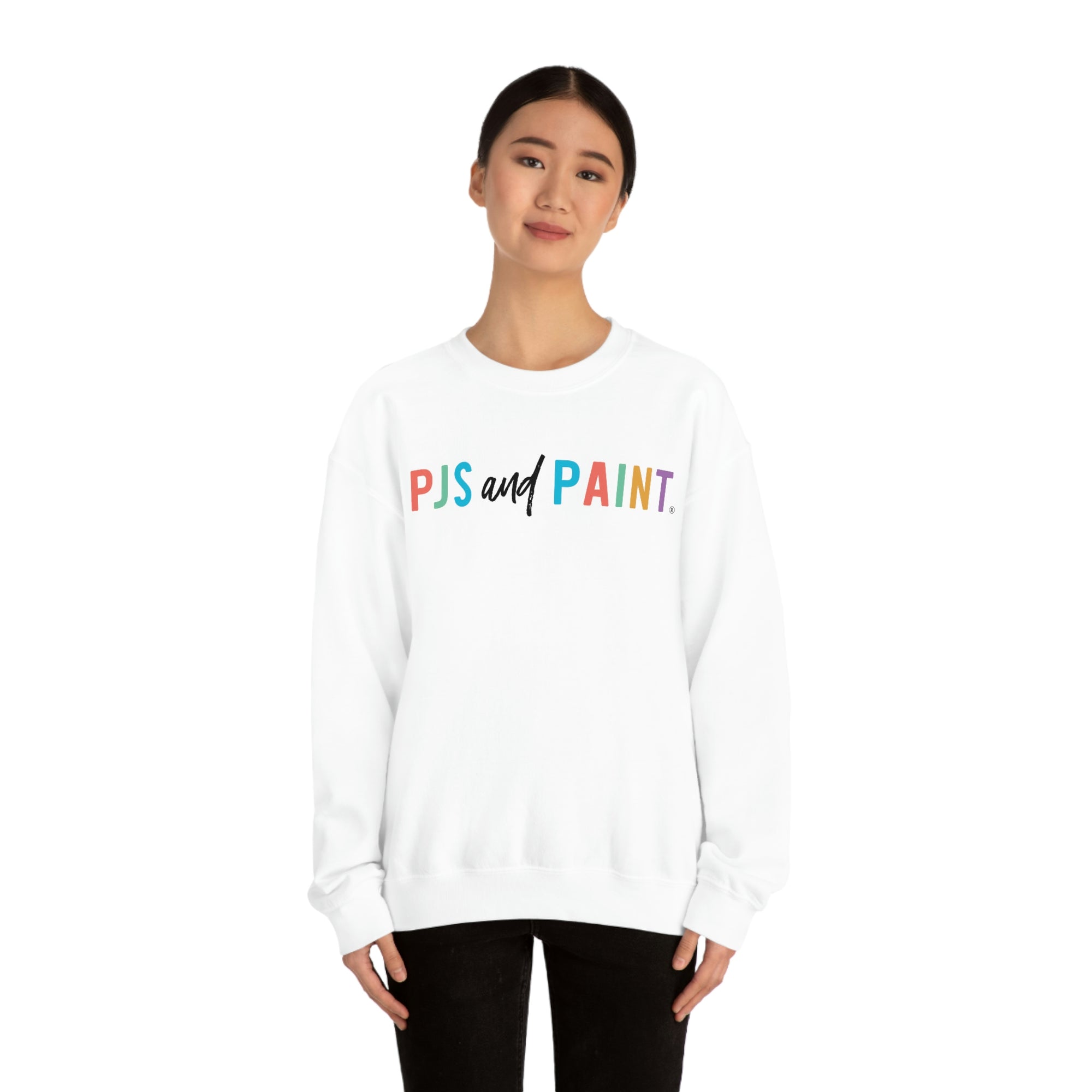 Pjs and Paint® Unisex Heavy Blend™ Crewneck Sweatshirt