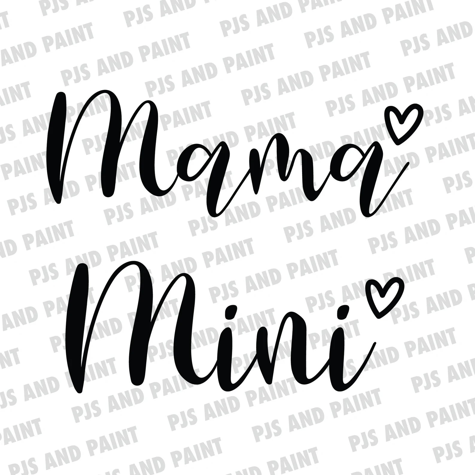 Mama and Mini SVG