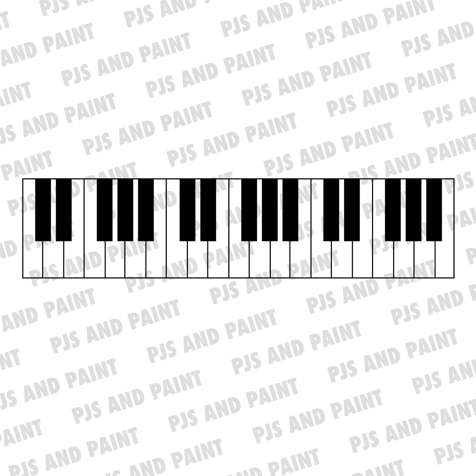 Piano Keys SVG