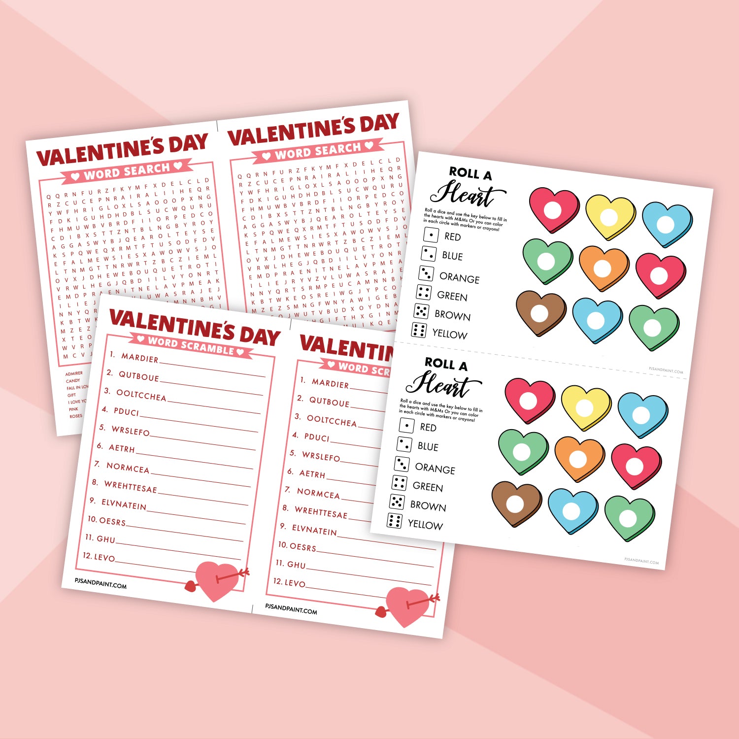 Printable Valentine's Day Game Bundle